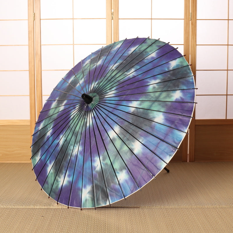 黒竹和日傘 ぼかし染め『紫陽花』