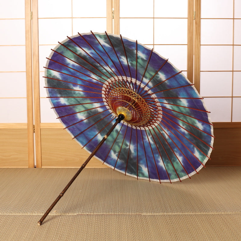 黒竹和日傘 ぼかし染め『紫陽花』
