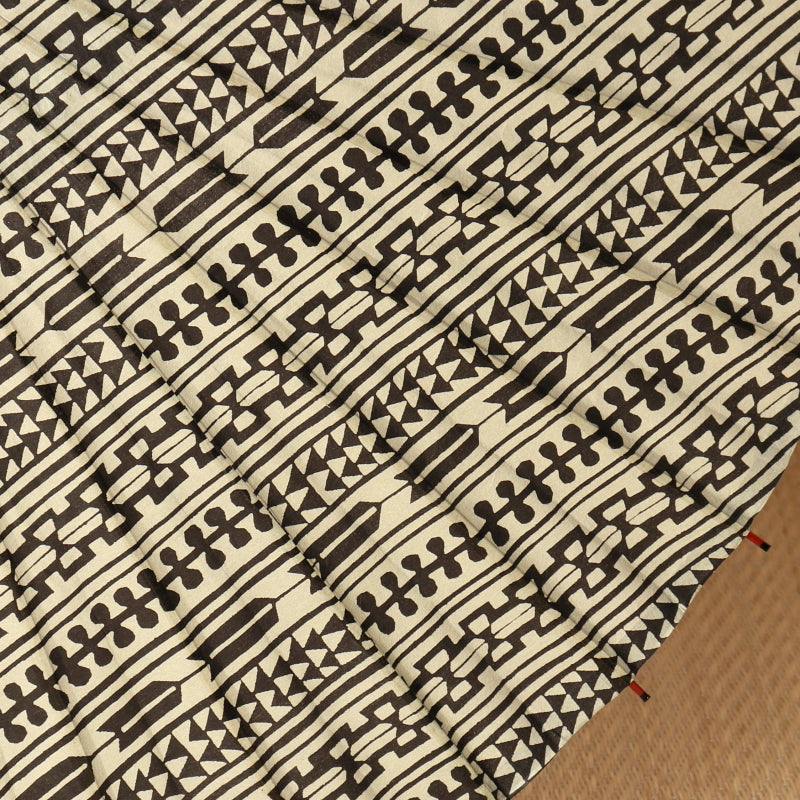 Black bamboo Japanese parasol pattern dyed “arrow feathers”