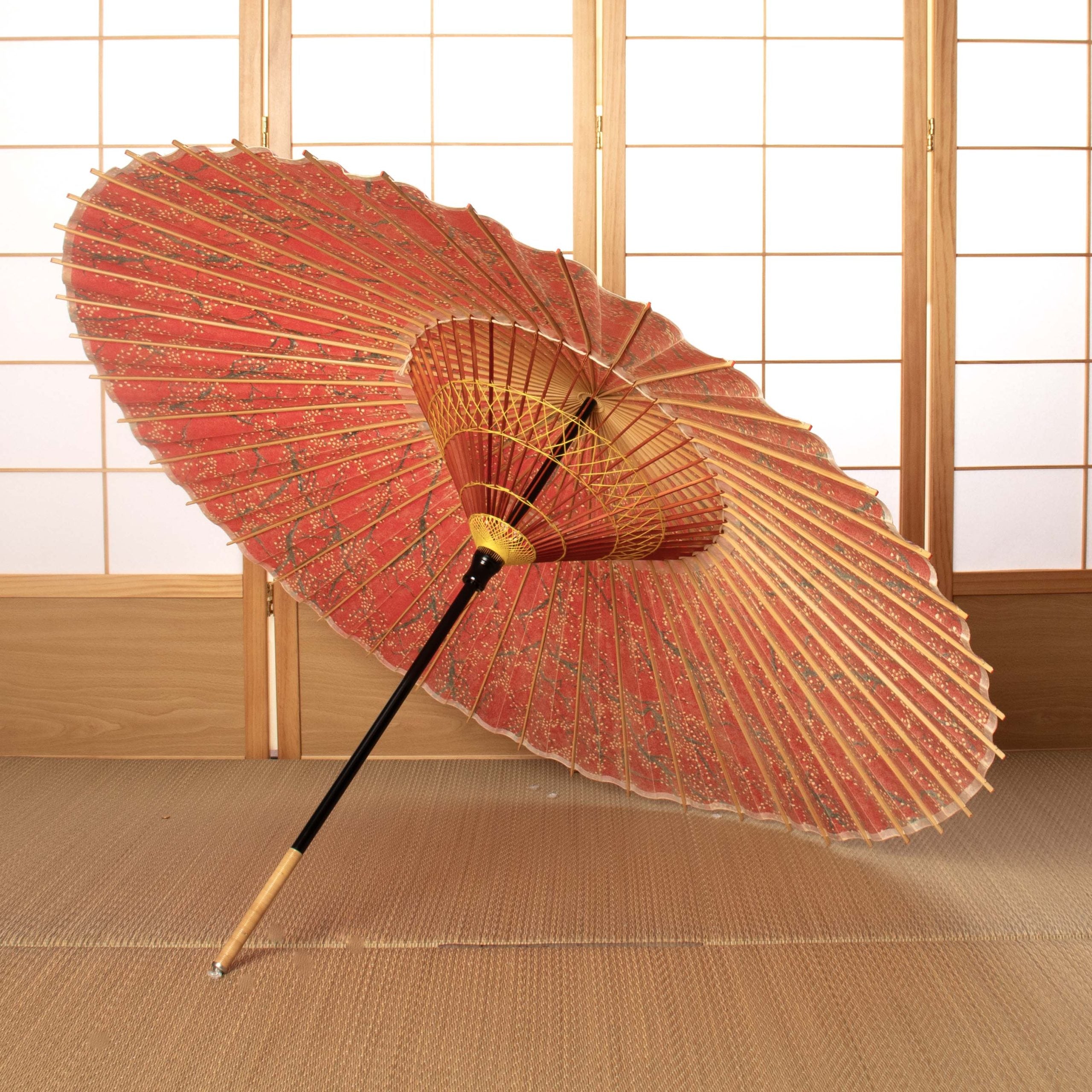 Red and Ume Nagare / Kinsai Kyo-yuzen
