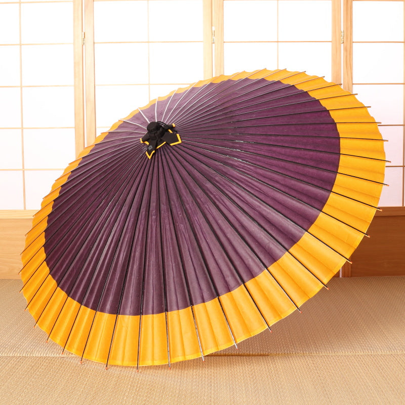 軒色変わり -花紫に黄金-