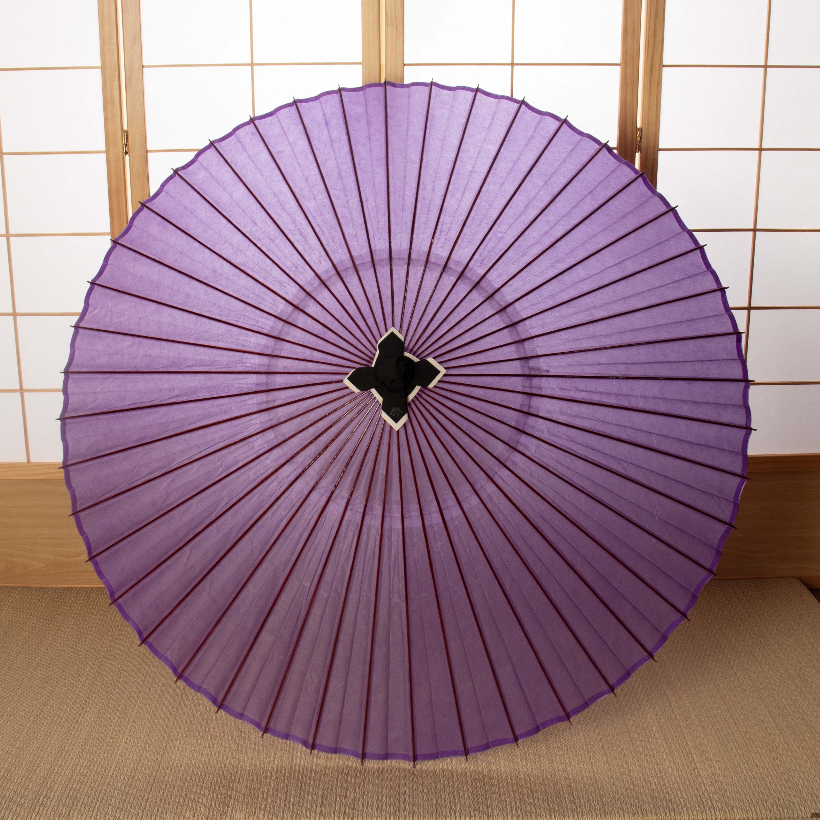 辻倉特撰無地 黒竹 春慶仕上げ あやめ色