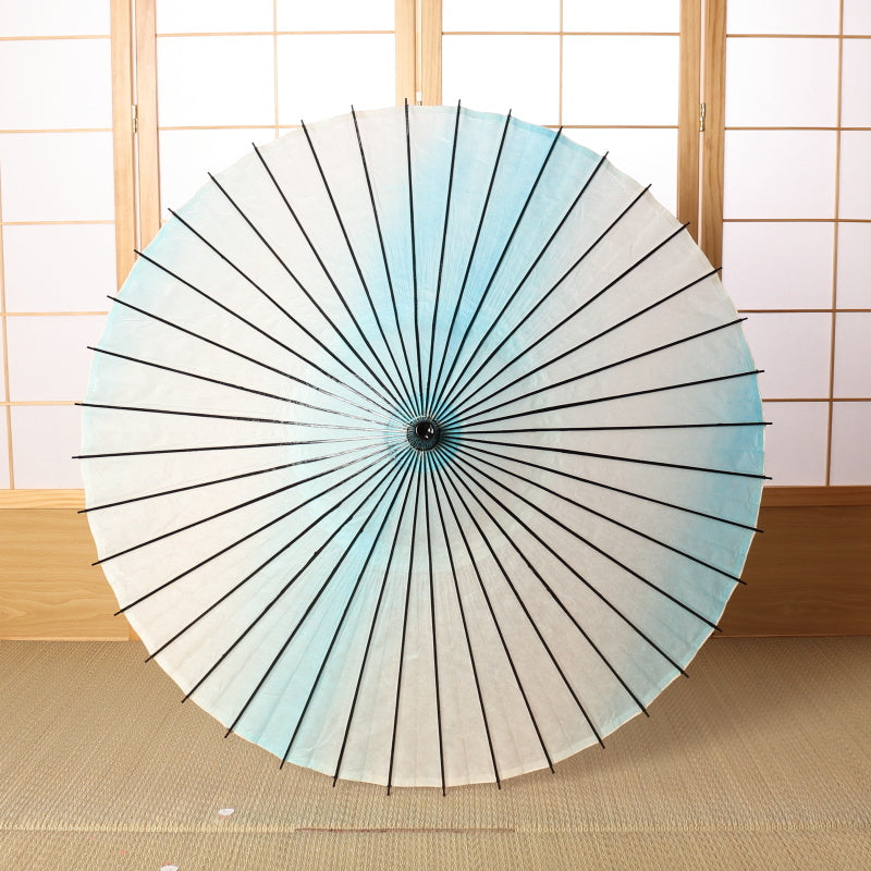 黒竹和日傘 『虹色染め』空色