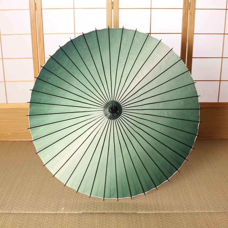 黒竹和日傘 『虹色染め』深碧