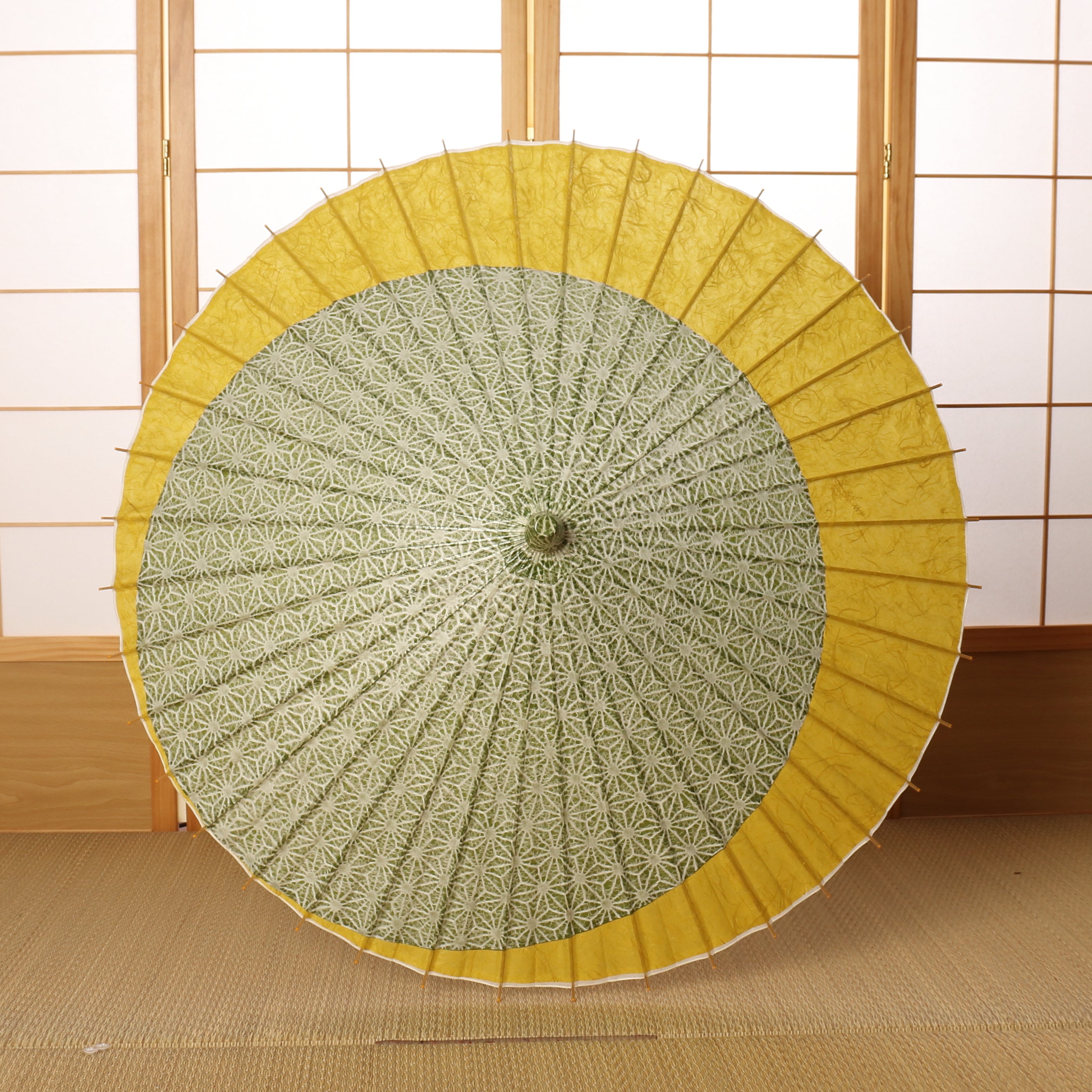 落水紙重ね 『月奴』麻の葉 金紗
