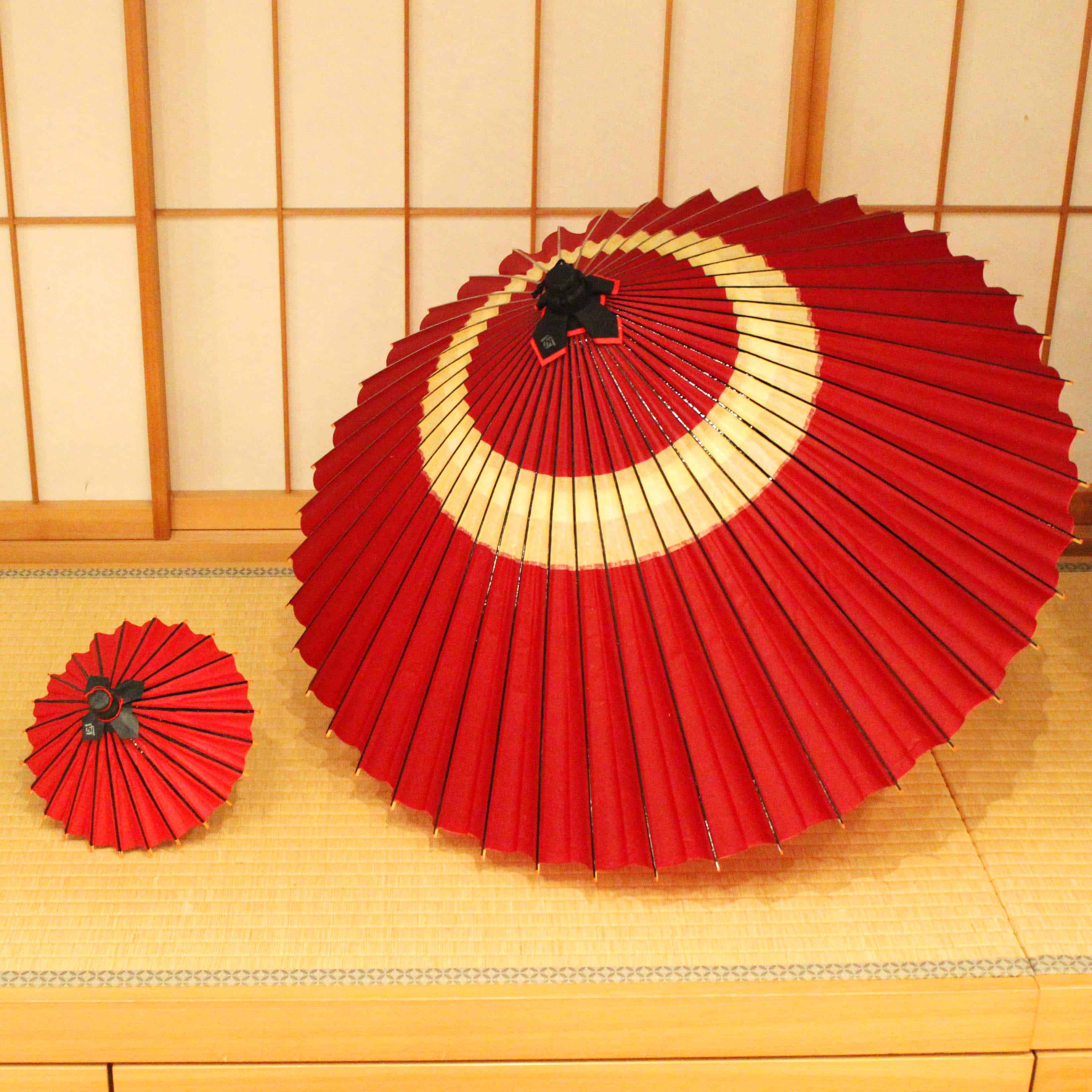 姫和傘  『花紋』紺
